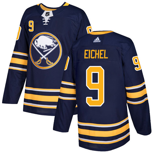 Adidas Buffalo Sabres #9 Jack Eichel Navy Blue Home Authentic Youth Stitched NHL Jersey